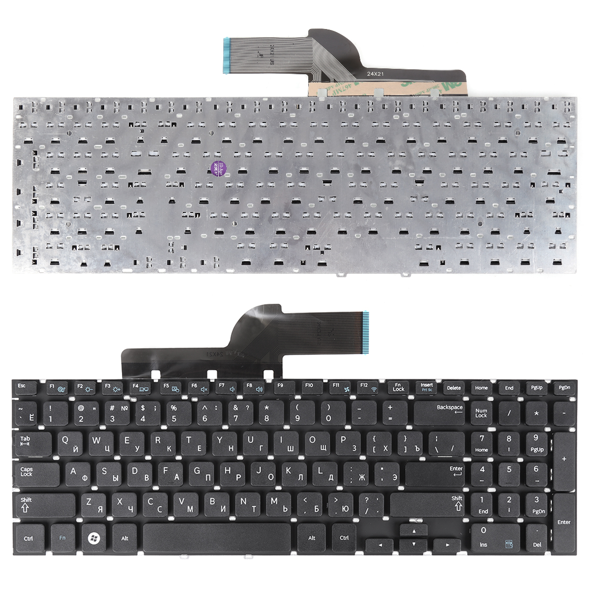 Picture of New Replacement Laptop Keyboard For SAMSUNG 300 Series 15.6" NP355V5C BLACK( Win8.Version 2) RU Layout